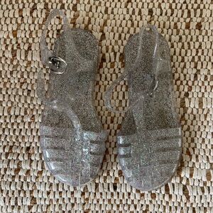 Glittery Silver girl’s Sandals